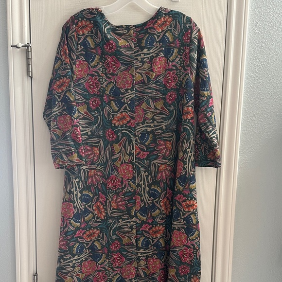 NATURAL LIFE Lottie Sweater Knit Floral Maxi Dress Women’s M Boho Colorful - Picture 6 of 10